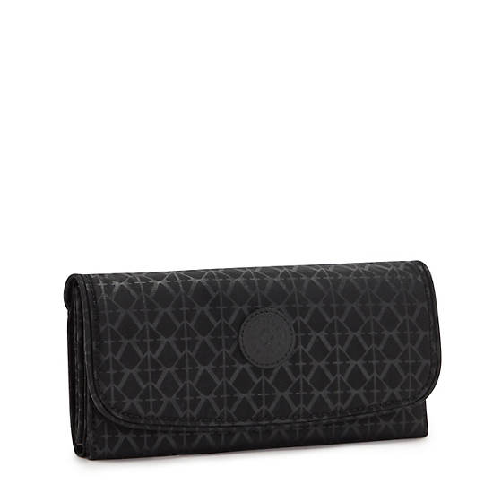 Kipling Money Land Printed Snap Wallet Wallets Signature Embossed | CA 2180WN